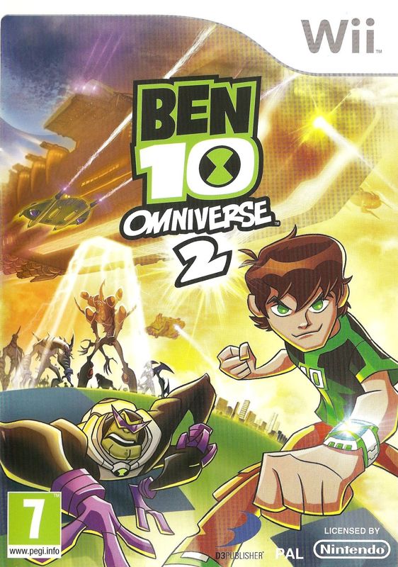 Ben 10: Galactic Racing box art for Wii